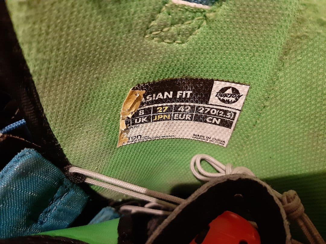 スノーボード　ブーツ　27cm　バートン　アイオン