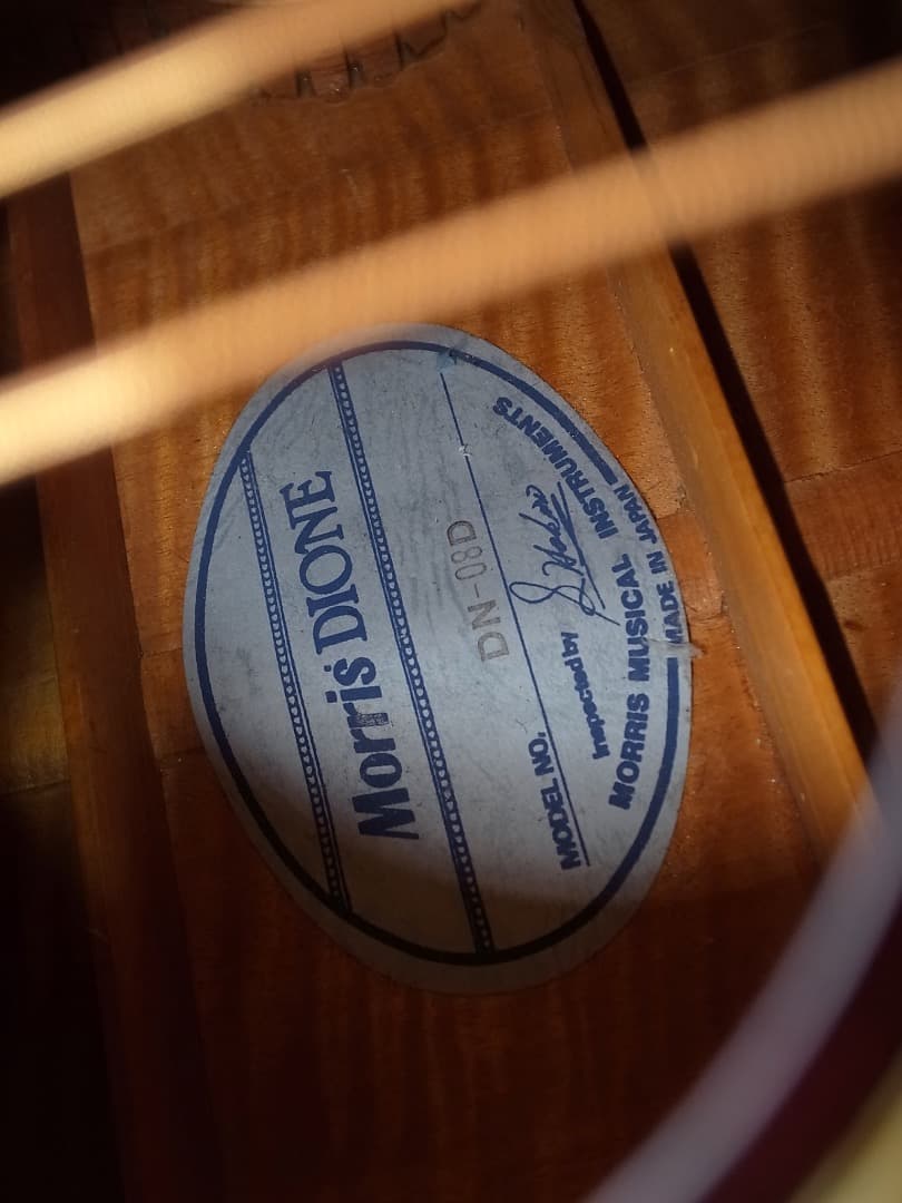超レア '83日本製MORRIS Dione DN-80D アーチトップエレアコ