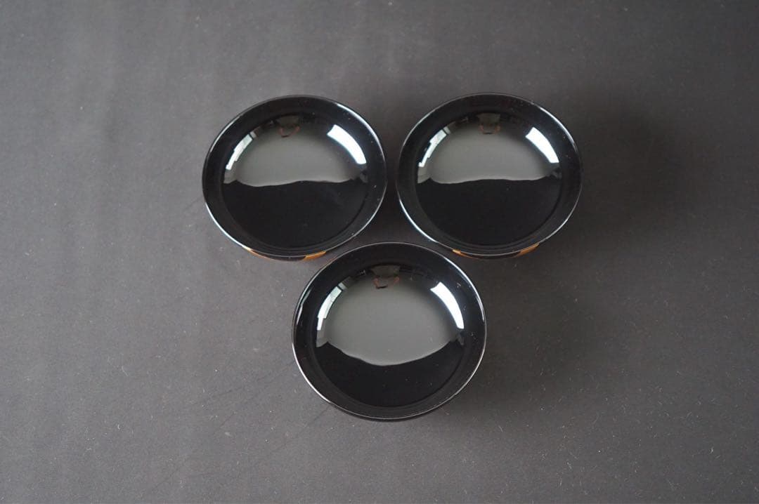 輪島塗 田谷漆器店 松蒔絵 煮物椀 三客 共箱 美品