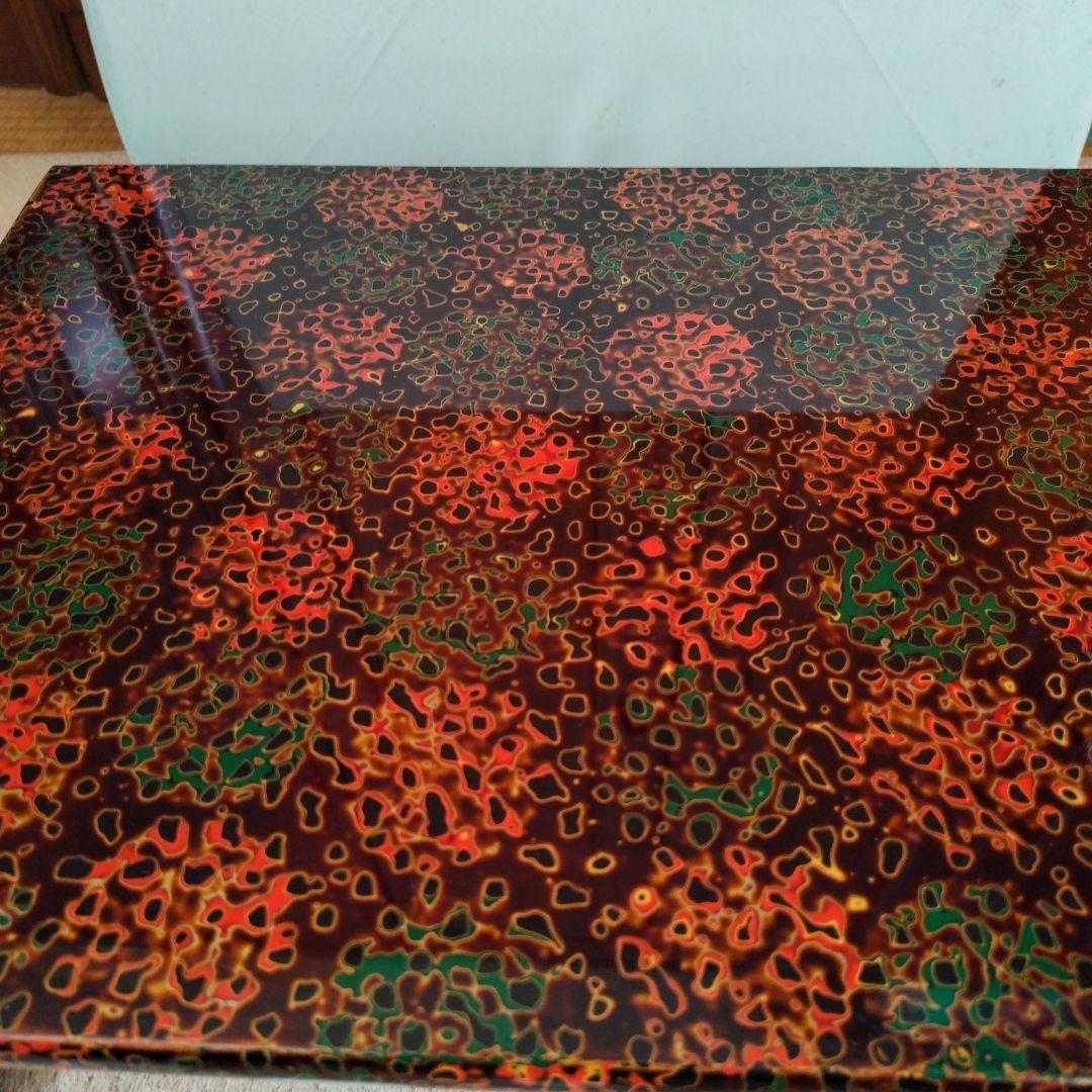 未使用　津軽塗花台　盆栽台　華道具