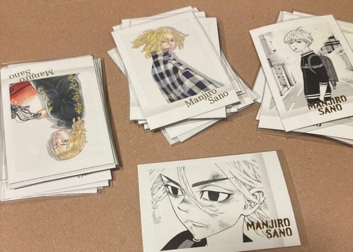 東京リベンジャーズ 原画展 ミニ色紙 佐野真一郎＆佐野万次郎＆佐野エマ｜