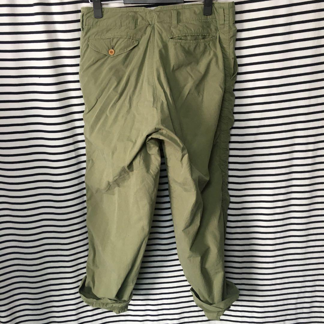名作 kolor カラー パッカリング ブサイク パンツ サイズ3 オリーブ