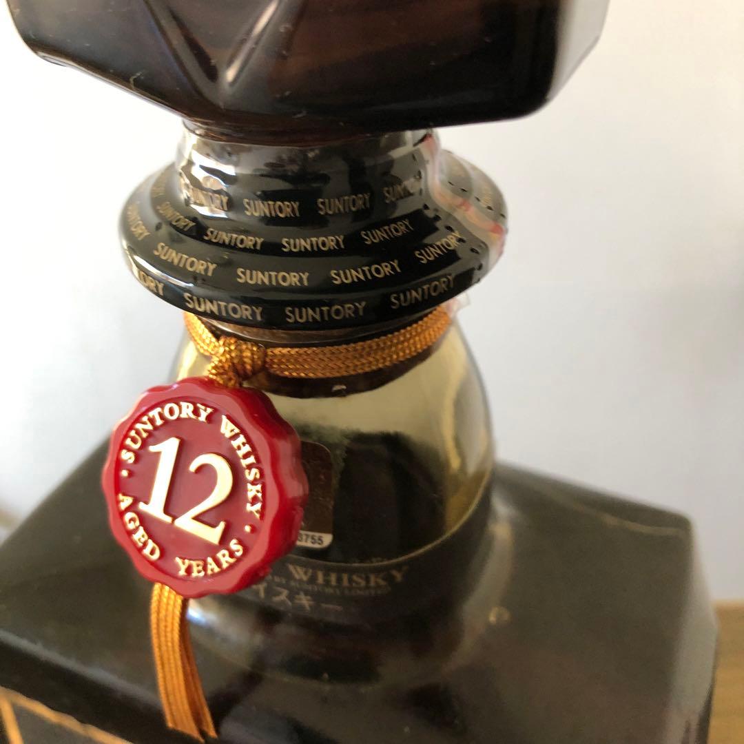 サントリーウイスキー ローヤル 12年 黒ラベル 新品未開栓 箱付き