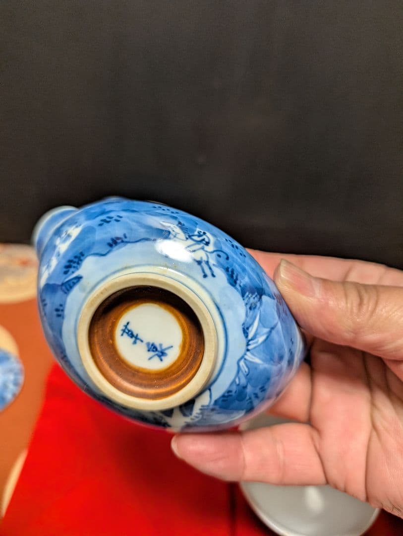 ☆ 平安貴古 清水焼 草花茶器揃 ☆ 平安貴古 清水焼 草花茶器揃