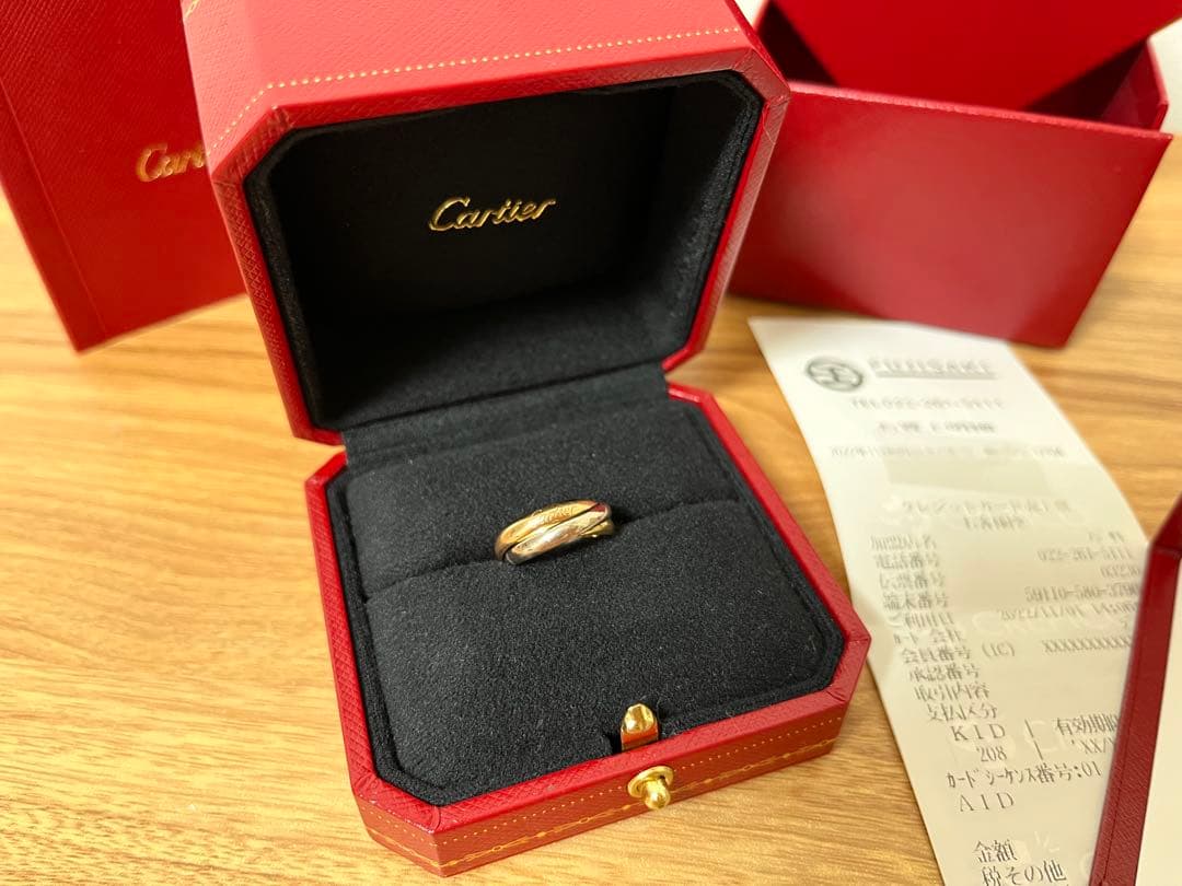 Cartie/カルティエ 3連トリニティリング♯46 クラシックモデル
