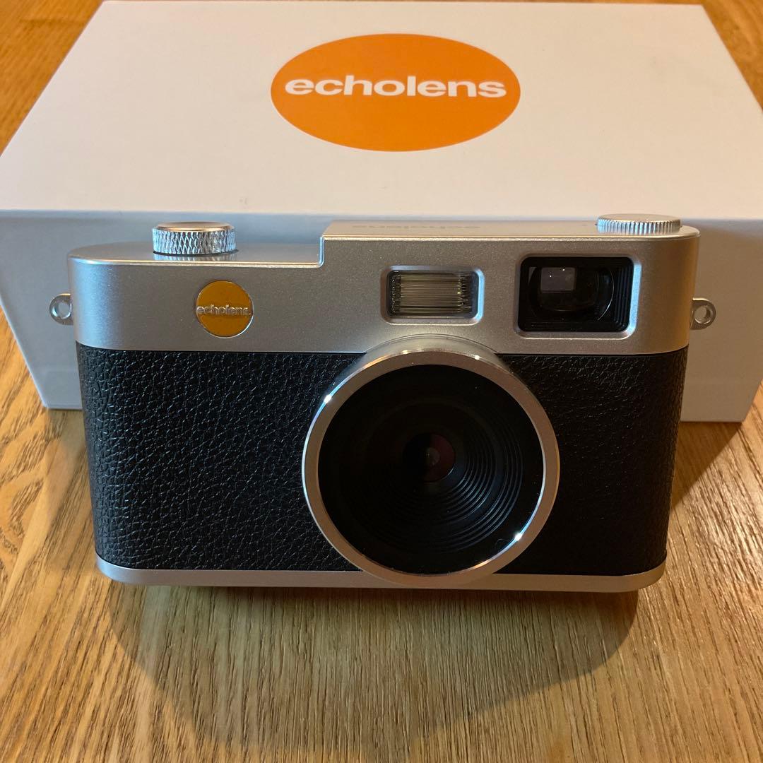 G*2様 echolens cameraコンパクトデジタルカメラ シルバー/ブラ