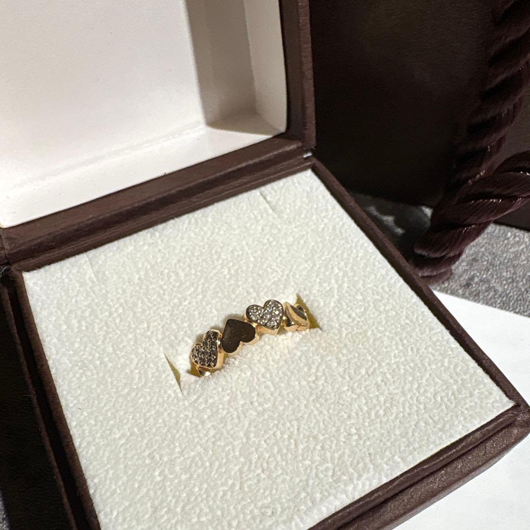 ＊専用です 美品　ミルフローラ　ピンクゴールド　ハート指輪