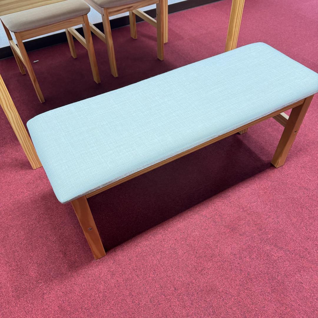 東京23区送料無料　美品4点ダイニングセット　ベンチ付き　オーク色