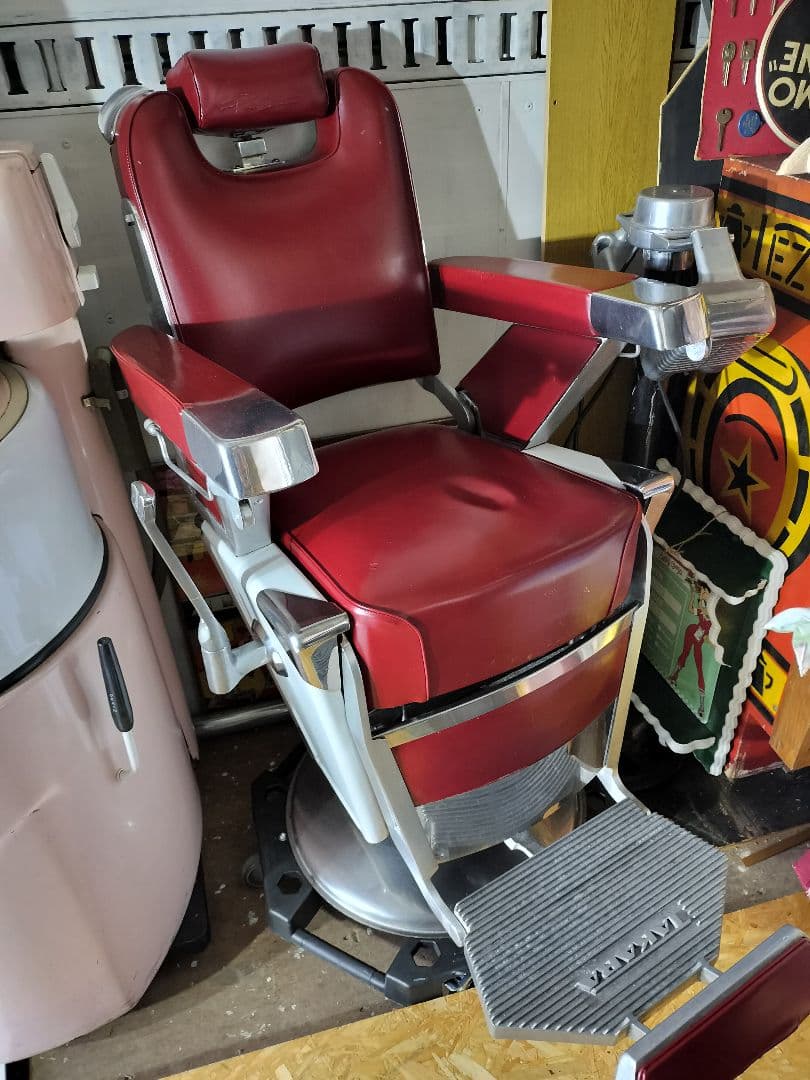 バーバーチェア タカラベルモント 57号 床屋椅子 椅子 床屋 美容室