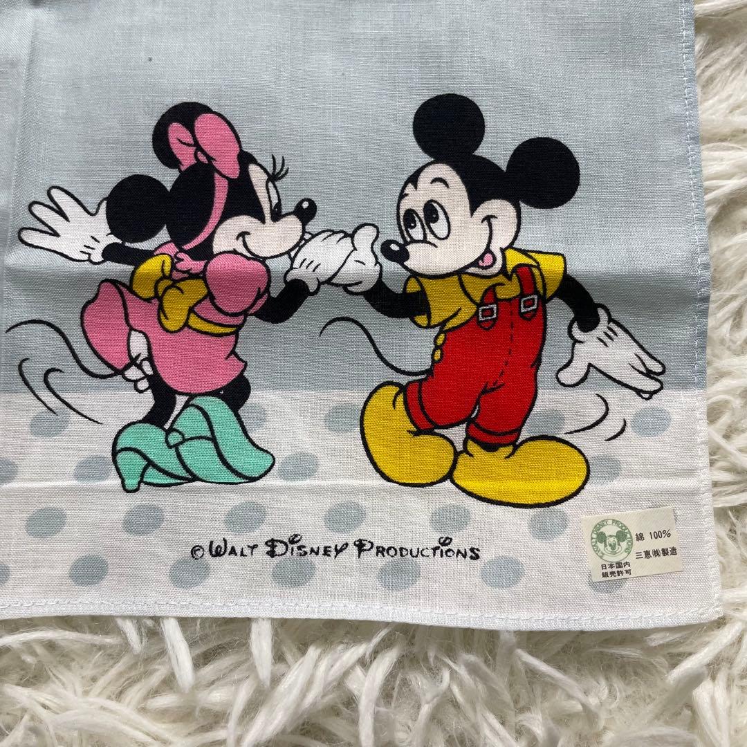 新品　希少 昭和レトロ ディズニー ハンカチ 5枚セット ミッキー ミニー