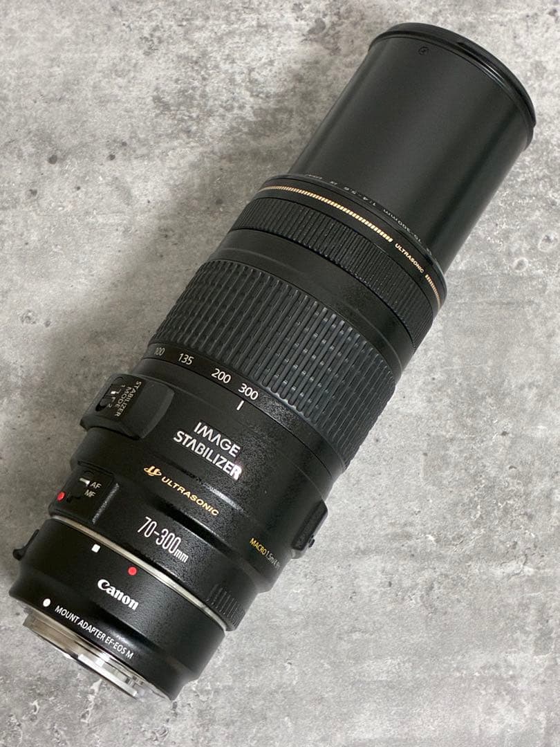 ⭐️美品⭐️Canon EF70-300mm & EF EOS M アダプター