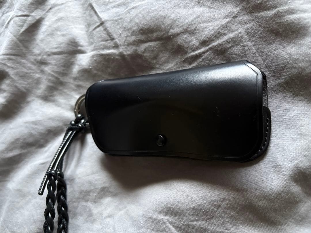 BLANC.. / レザーアイウェアケース / ブラック