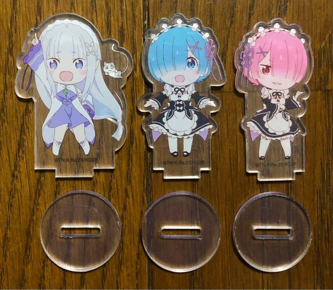 リゼロエミリアベアトリスレムラムアクリルスタンドタイガース