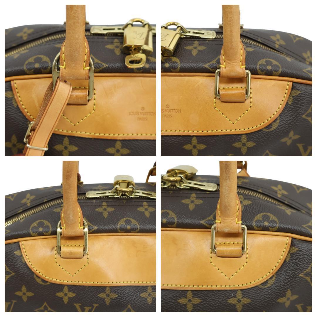 美品 ルイヴィトン ドーヴィル モノグラム ハンドバッグ M47270 鍵 タグ