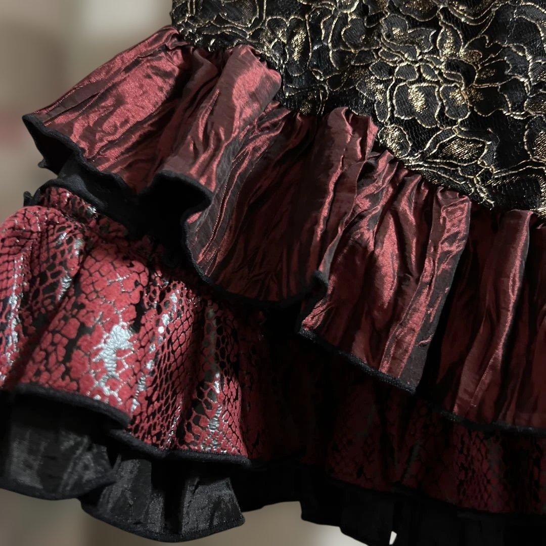 新品キューティーフラッシュ　コルセット付きスカートセット