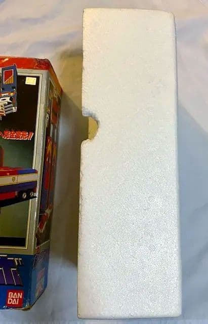 DXギャラクシーロボの箱とスチロフォームのみ ( 空箱 )