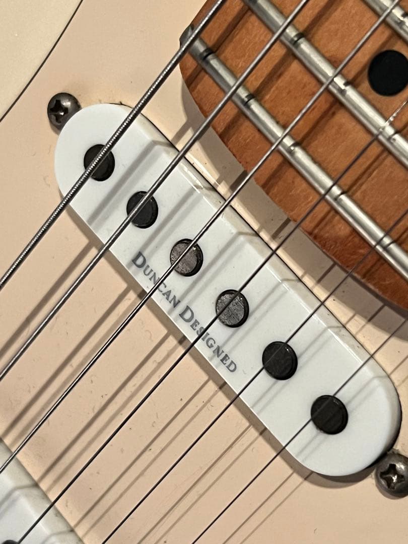 Squire Stratcaster Deluxe white ストラト エレキ