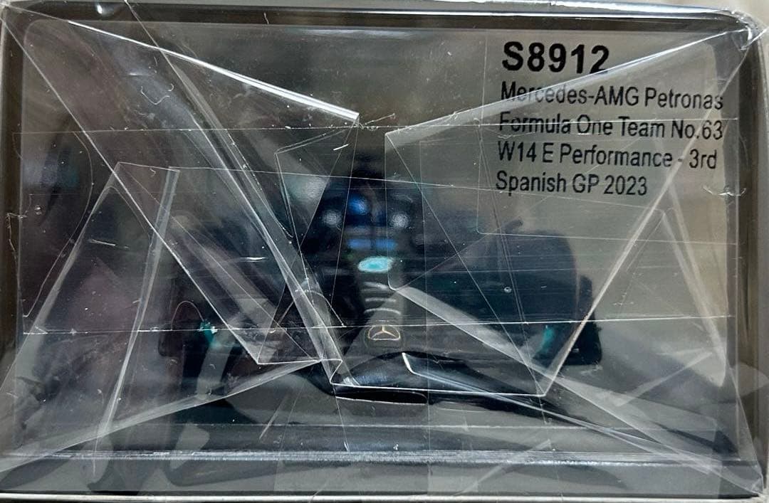 スパーク 1/43 メルセデス W14 G.ラッセル 2023 スペインGP3位