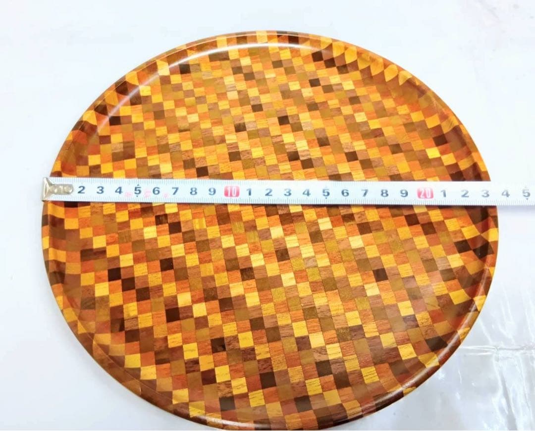 箱根 寄木細工 御盆 菓子盆 工芸品 アンティーク 骨董 - メルカリ