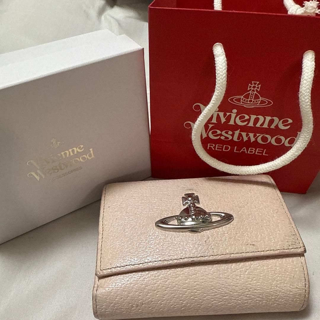 Vivienne Westwood 二つ折り財布 ピンク ヴィヴィアンウエストウッド Vivienne Westwood 財布 二つ折り財布