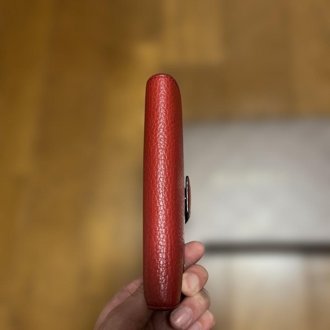 GUCCI、レザー 赤 三つ折り財布 箱付き｜GUCCI グッチ 三つ折り財布 箱