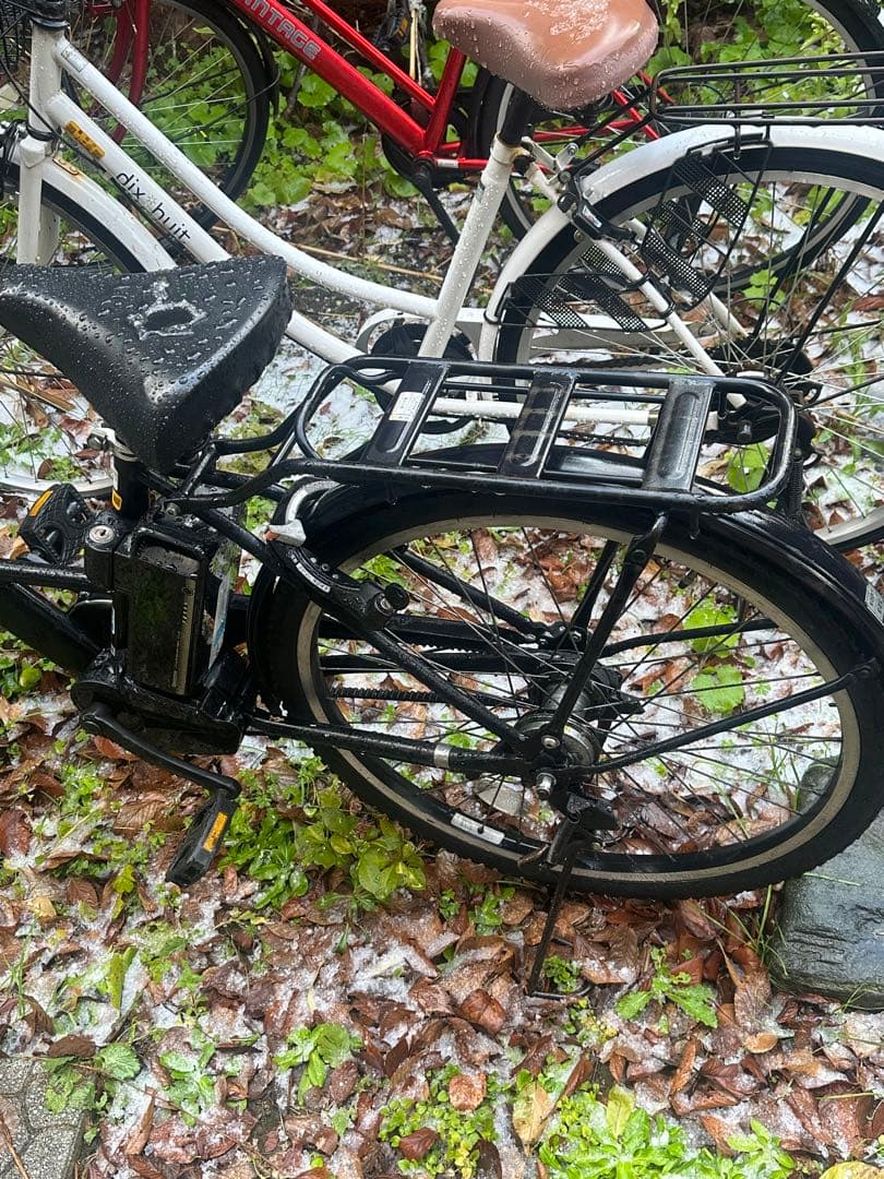 電動アシスト自転車 シティタイプ ブラック 黒 電動アシスト自転車