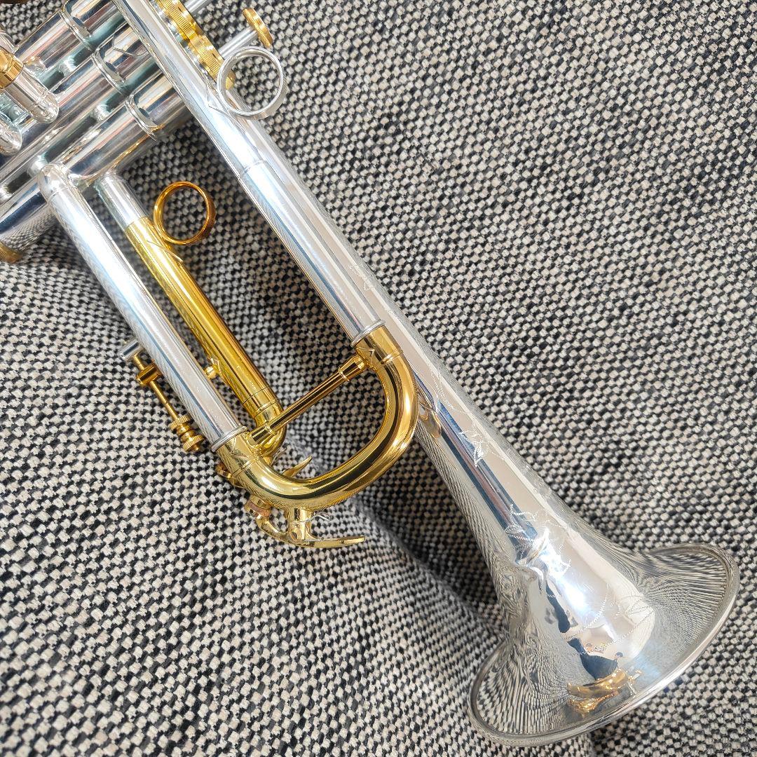 希少 EYS トランペット OTP-0006 高級彫刻 金銀 3wayケース付