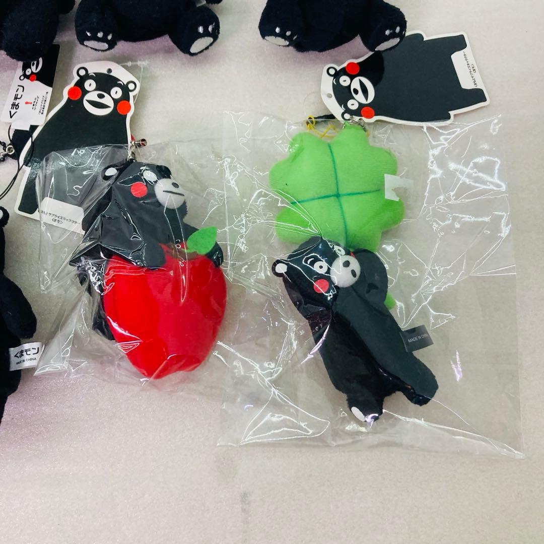【タグ付き★19点セット】くまモン　マスコットストラップ　ぬいぐるみ　ストラップ