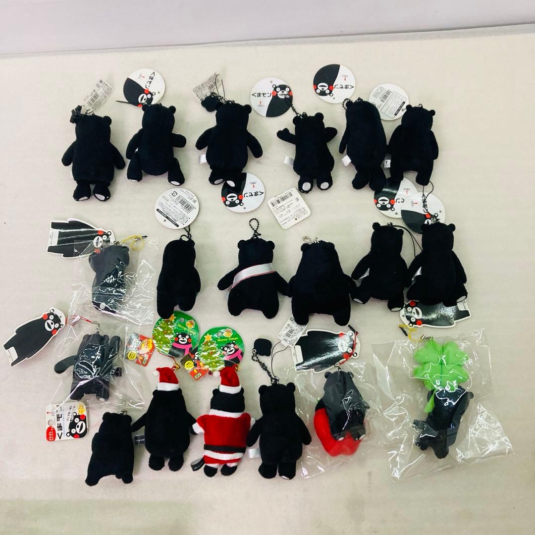 【タグ付き★19点セット】くまモン　マスコットストラップ　ぬいぐるみ　ストラップ