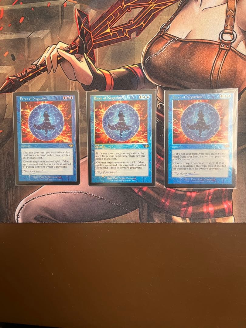 否定の力　旧枠foil 3枚セット 否定の力/英語版/foil/3枚セット/初版 否定の力 foil 否定の力 foil
