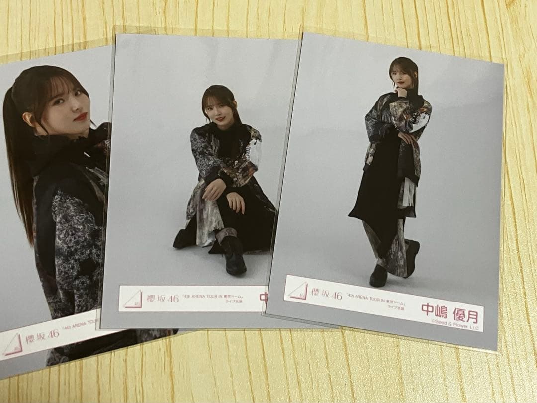 鈴*音様 中嶋優月櫻坂46 4th ANNIVERSARY ライブ 生写真 直