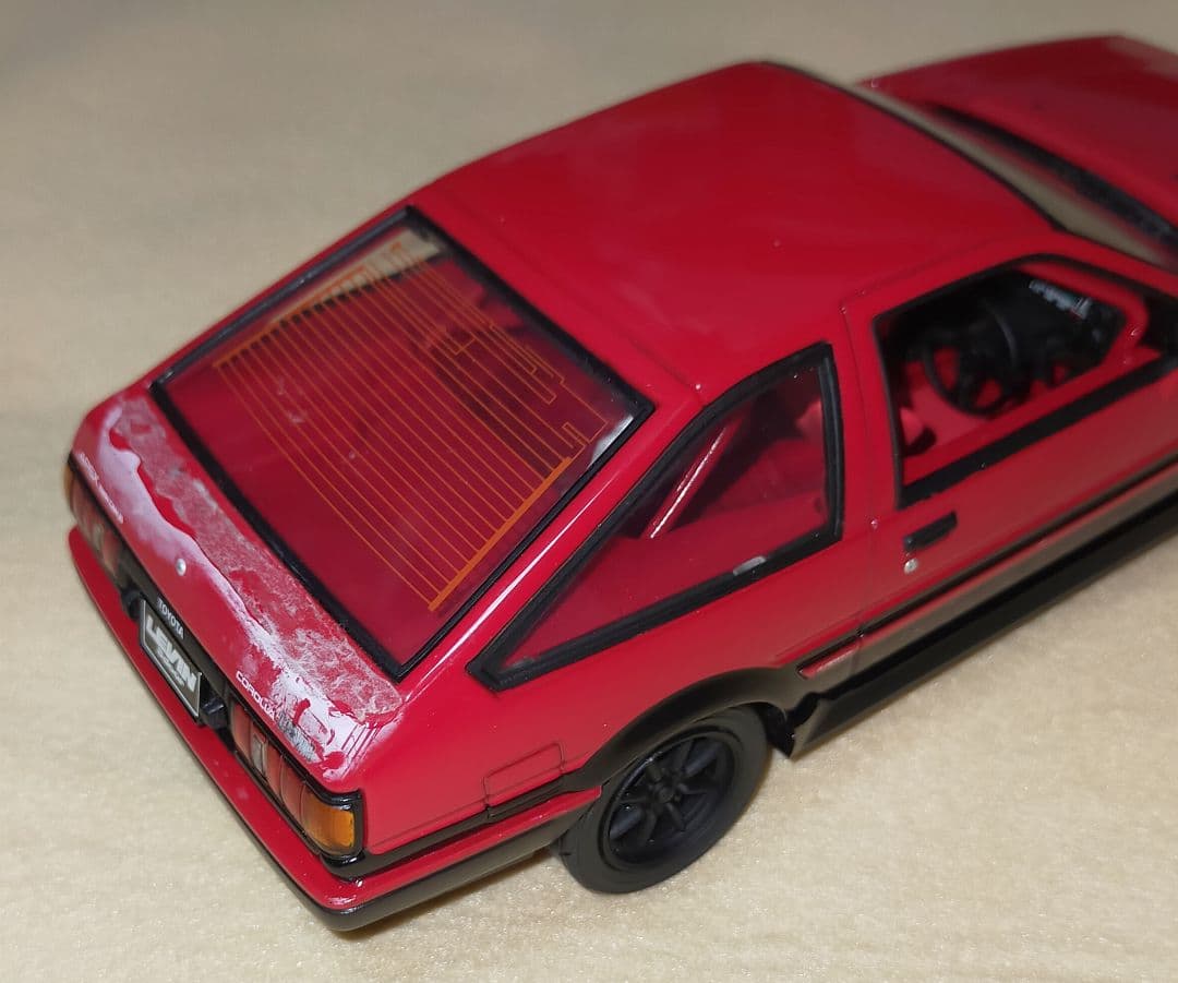 川崎忍 アオシマ DISM 1/24 AE86 レビン 2台セット 現状品