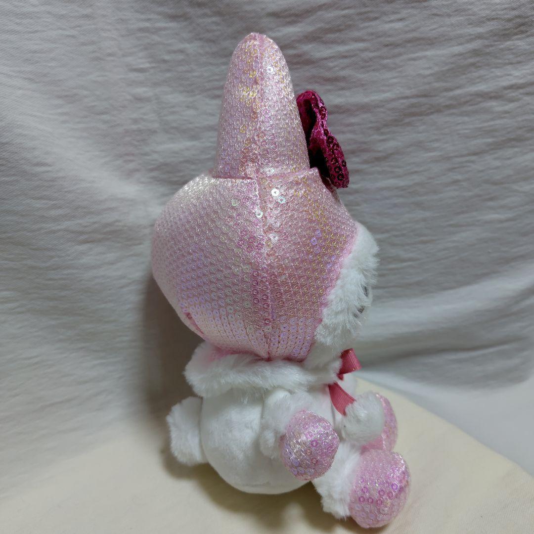 マイメロディ スパンコール ゆきんこ ぬいぐるみ りぼん