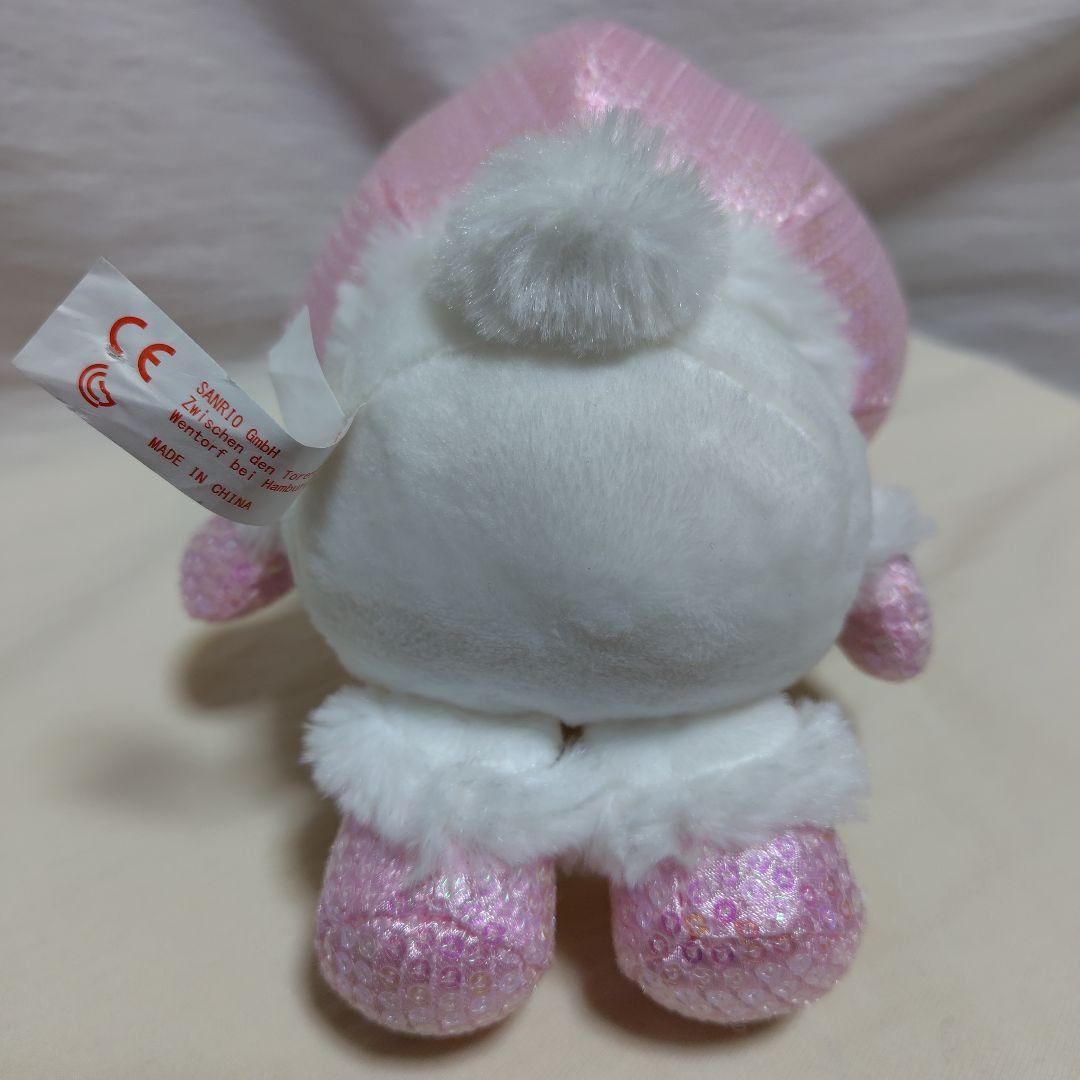 マイメロディ スパンコール ゆきんこ ぬいぐるみ りぼん