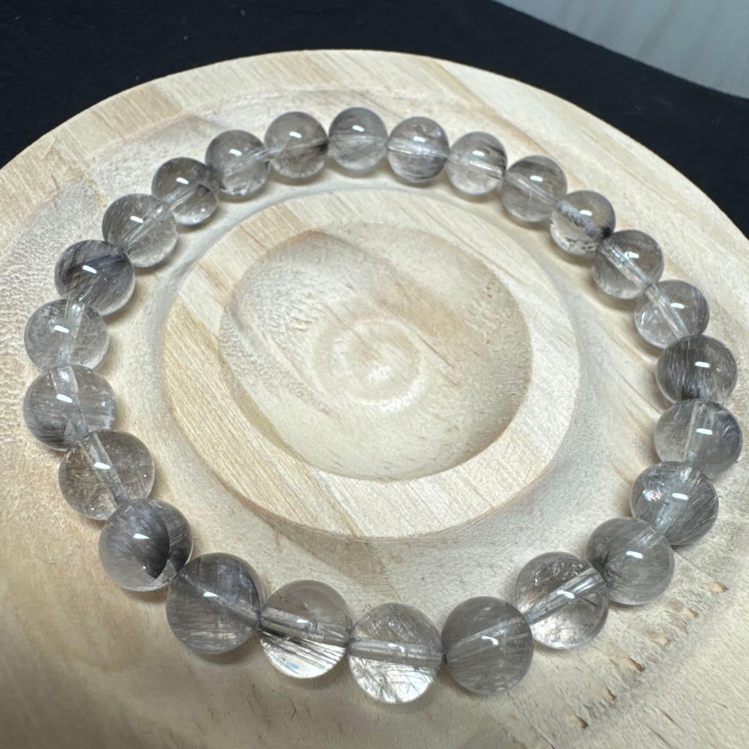 信念をもって前進！成功を掴む⭐︎プラチナルチルクォーツブレスレット
