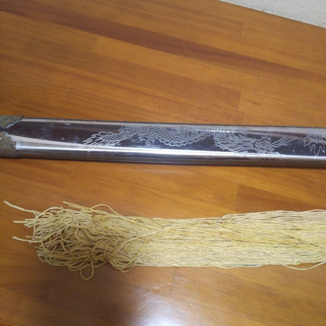 中国剣 装飾的な武器 赤い宝石付き