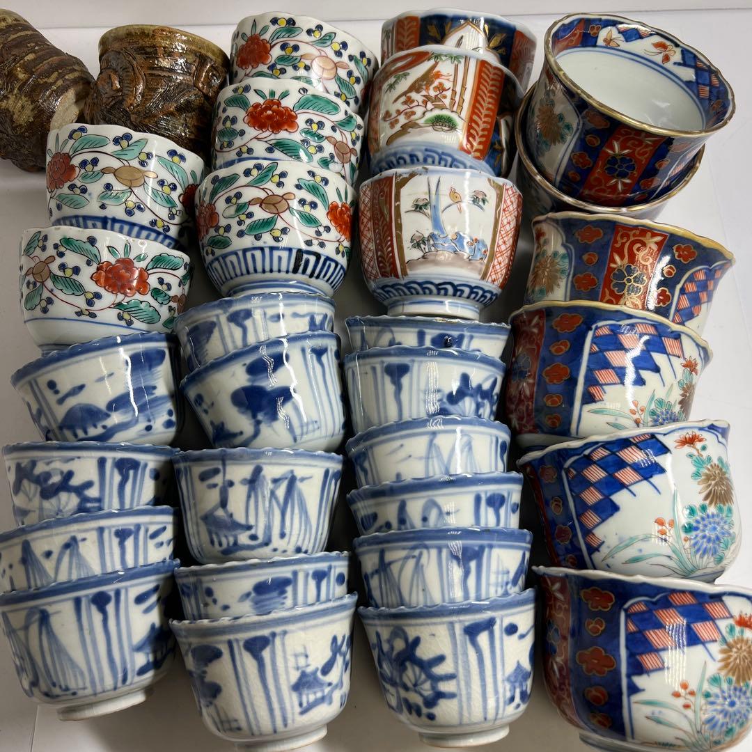 古伊万里　そば猪口等　東Y7-1217② 古伊万里 そば猪口等 東Y7-1217②