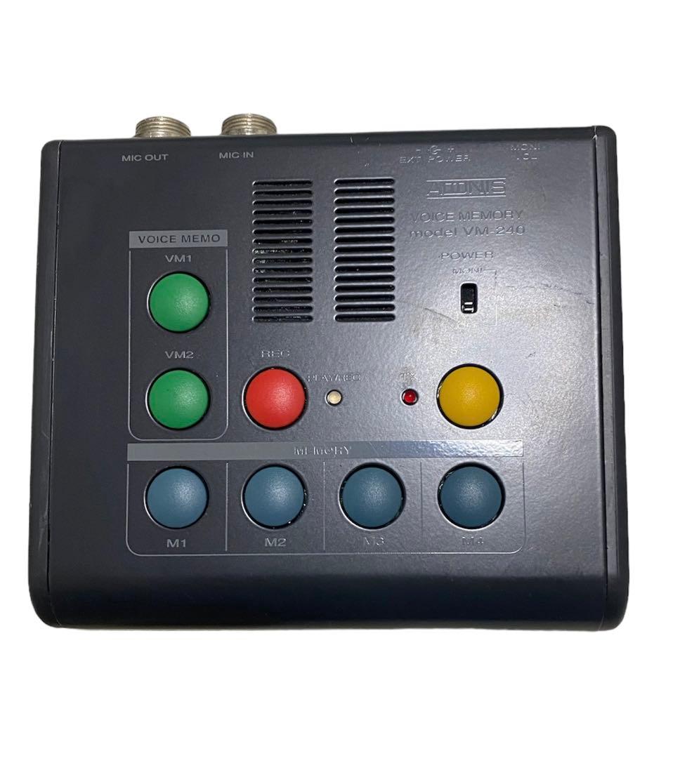 ジャンク アドニス Adonis VM-240 ボイスメモリー 本体のみ 生産終了・完売】VM-240 （VM240） ボイスキーヤー/ボイスメモ | CQオーム