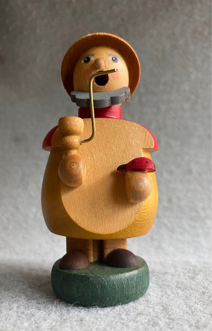 ドイツ製】木製／煙出し人形 ドイツ 木でできた煙だし人形 | Frau Vintage