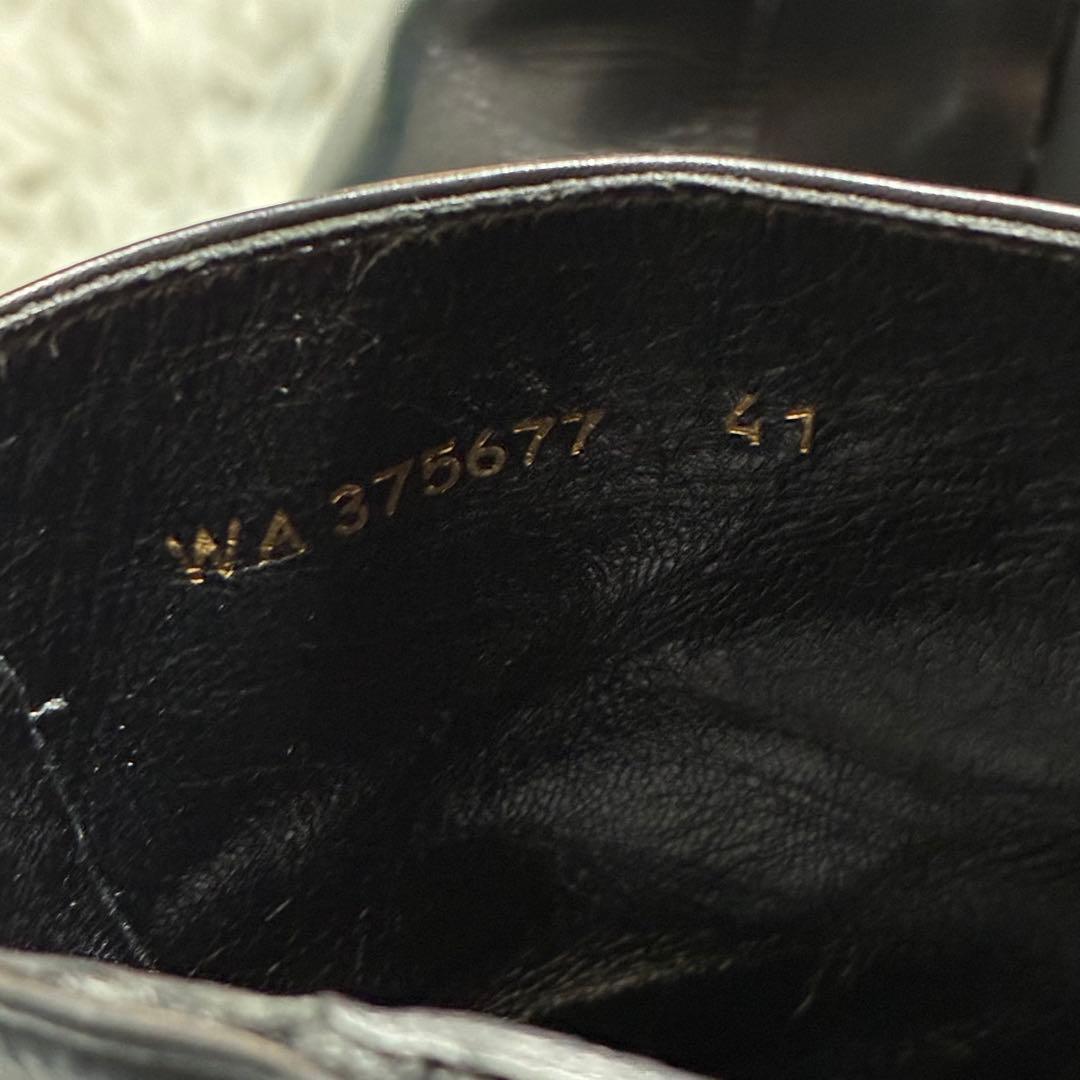 【良品】SAINT LAURENT PARIS 本革 サイドジップ 41