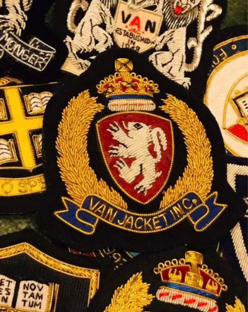 値引VAN JACKET, INC. ブレザーエンブレムライオンヴィンテージモノ