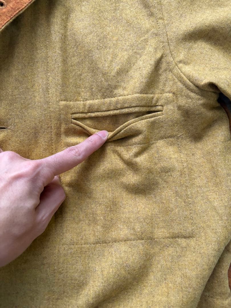 FRANK LEDER 切替シャツジャケット