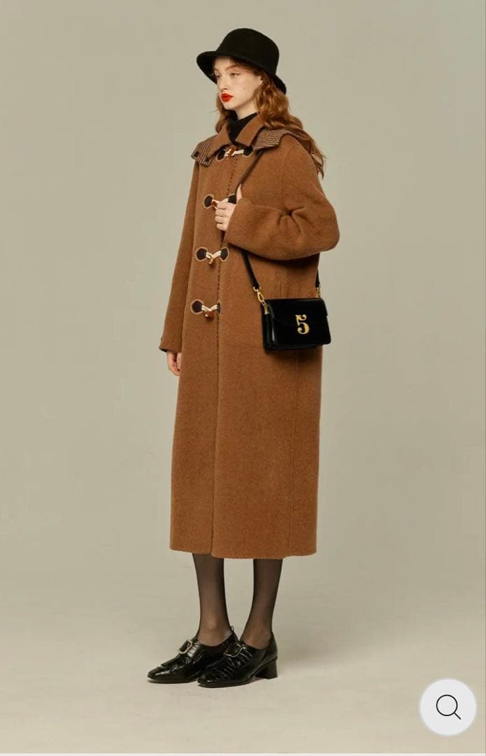 新品　tnewties 《ぺしゃんこになったサンドウィッチ》2WAYウールコート