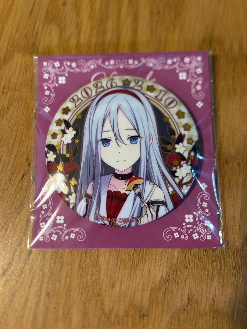 プロセカ 宵崎奏 はぴこれ はっぴーこれくしょんくじ 箔押し缶バッジ E