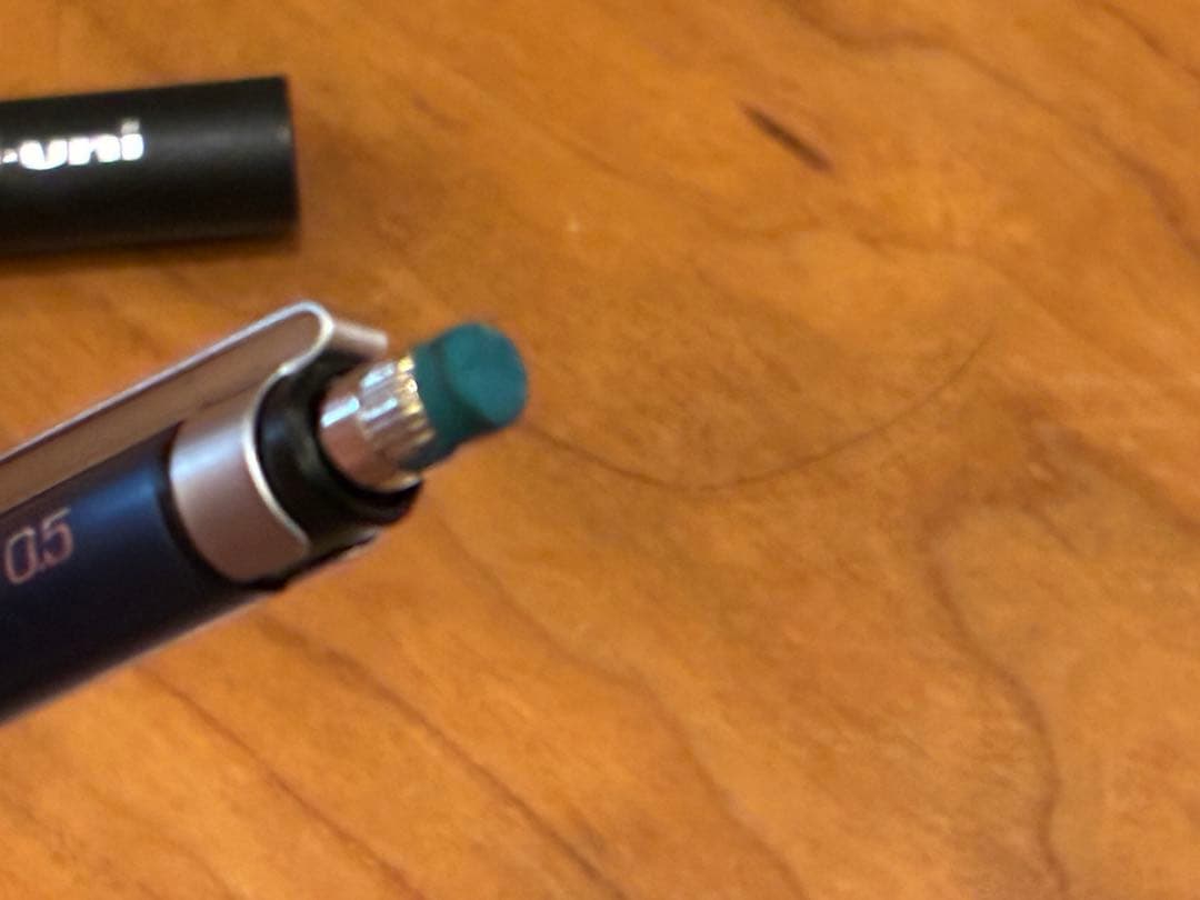 【廃盤・美品】三菱 Hi-uni 3051FFシャープペン 0.5mm 青