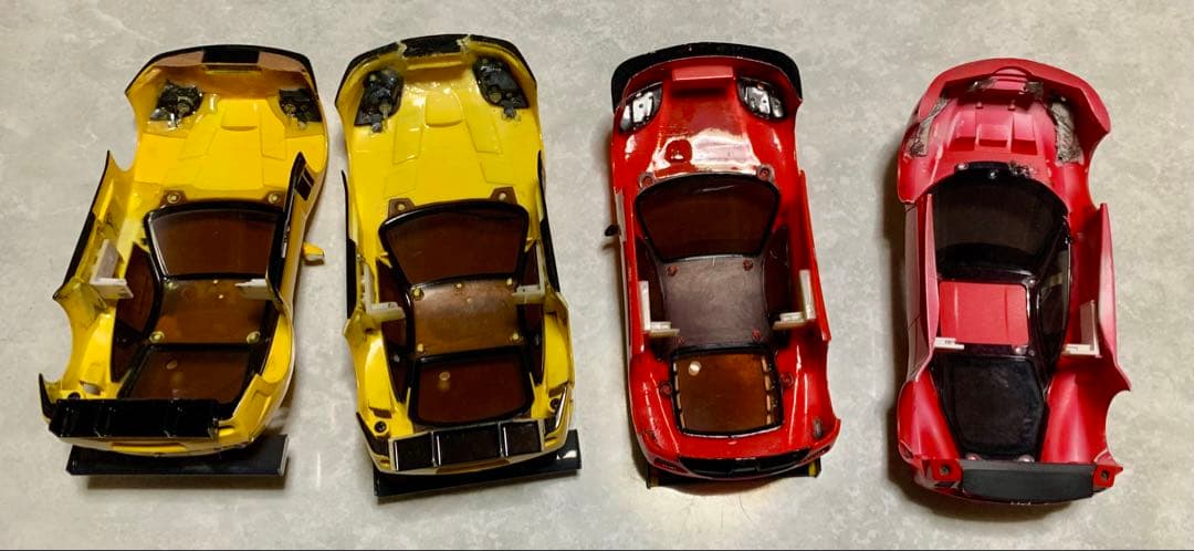 京商　ミニッツ フェラーリ　ボディ4セット　kyosyo MINI–Z