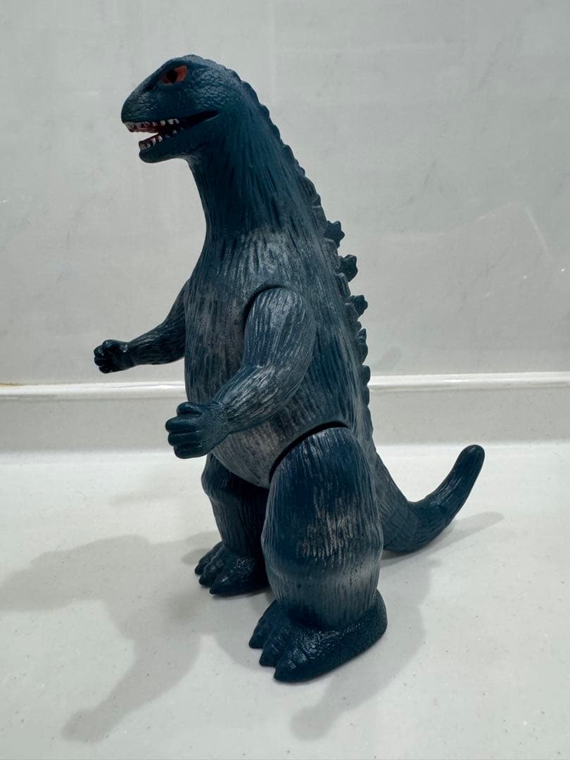 ゆ*じ様 当時物 ブルマァク ゴジラ 赤目 スタンダードサイズ ソフビ