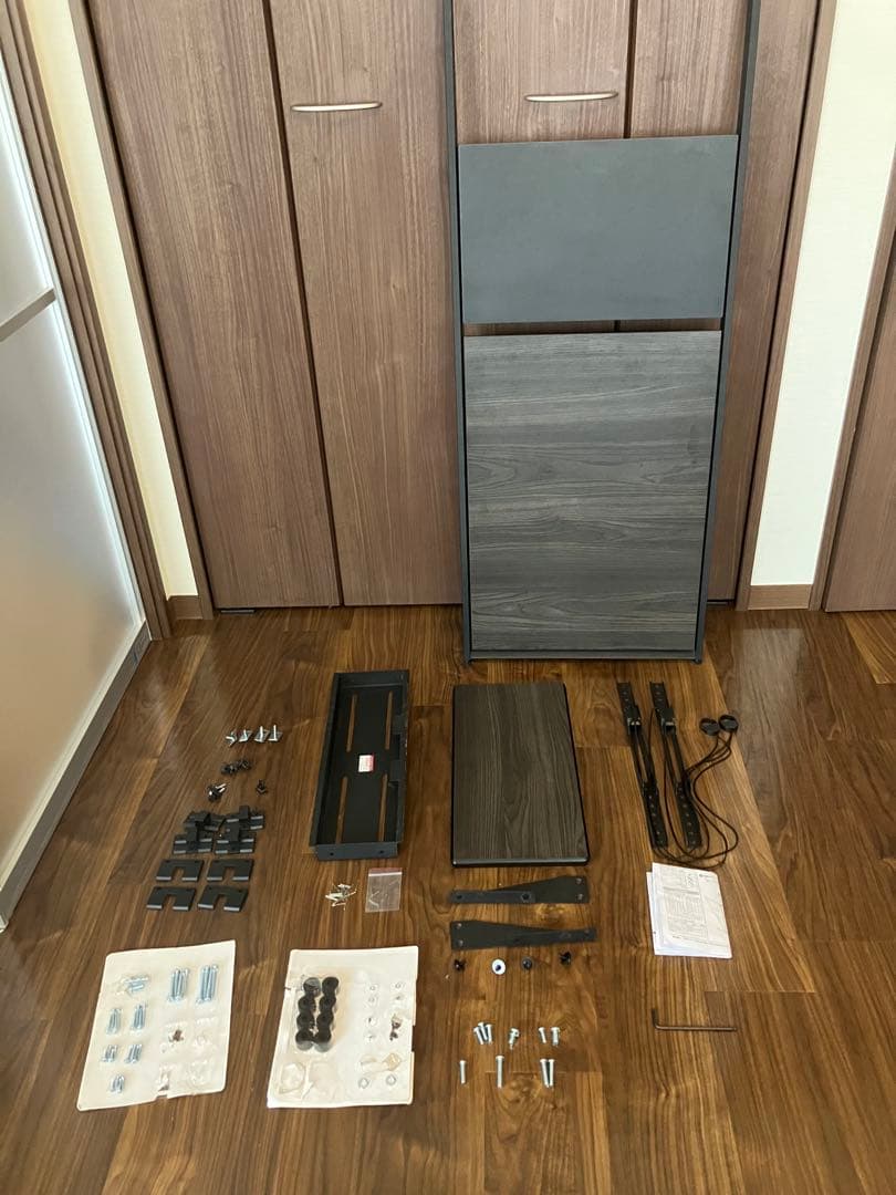 工事不要壁掛けHAYAMI TIMEZ EW-74B ～65V型 テレビスタンド