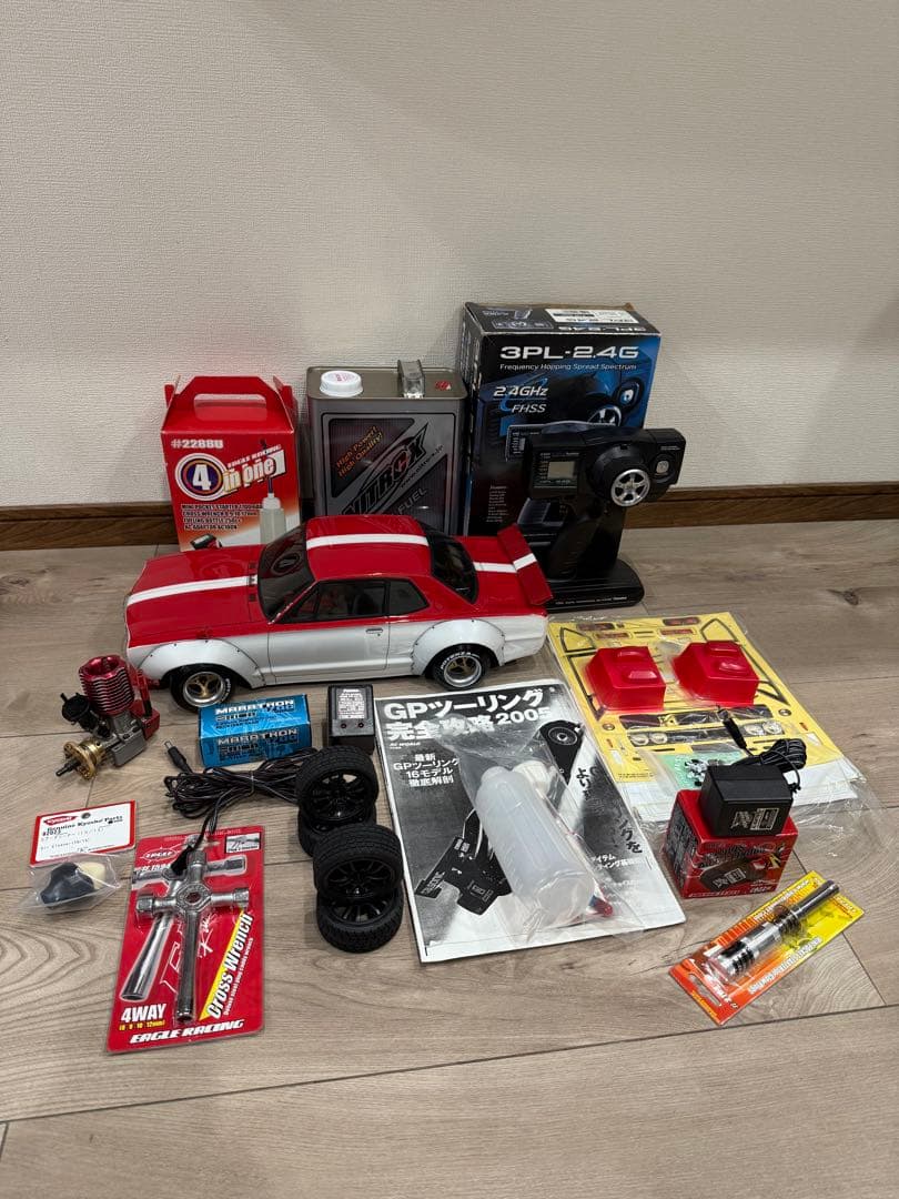 フルセット 京商 GP ピュアテン gp10 ツースピード エンジン ラジコン