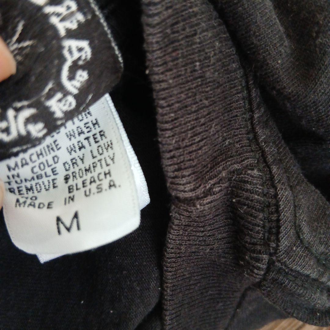 クロムハーツ】スカルと翼デザインの黒Tシャツ